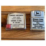 (2) John Deere Tape Measure + Lighter