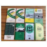 (8) John Deere Farmers Pocket Ledgers + Notebooks