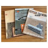 1938 + 1939 Better Farming Catalogs w/Envelope