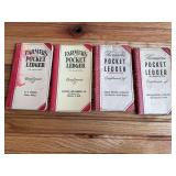 (4) John Deere Farmers Pocket Ledgers