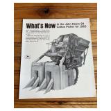1963 John Deere Cotton Picker Sales Literature