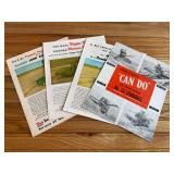 (4) John Deere Combine Sales Literature