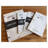 (4) John Deere Catalogs + Manual