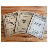 (3) John Deere Handy Farm Account Books