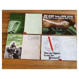 (4) John Deere Tractor Sales Literature