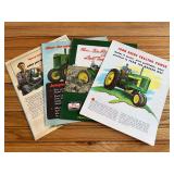 (4) John Deere Tractor Sales Literature