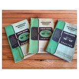 (3) John Deere AR/AO + BR/BO Tractor Operators Manuals