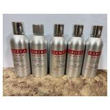 Five Danzka Vodka Aluminum Bottles 750ml