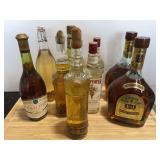 Assorted Alcoholic Beverage Bottles Collection