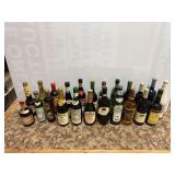 Assorted Bottled Wine, Liqueur, and Mixers Collection
