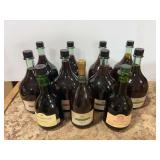 Gallo and Livingston Cellars 3-Liter Wine Bottles Lot of 10