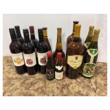 Assorted Wine and Liqueur Bottles Lot