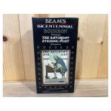 Jim Beam 1976 Bicentennial Saturday Evening Post Decanter Box