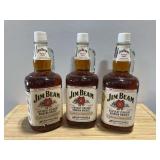 Jim Beam Kentucky Straight Bourbon Whiskey Jugs Lot of 3