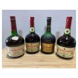Courvoisier Cognac Lot of 4 Bottles