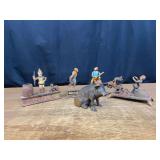 (4) Cast Banks + Hog