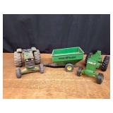 (3) 1/16 Tractors + Wagon