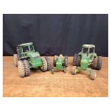 (3) 1/16 John Deere Tractors Ertl