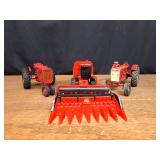 (3) Farmall Tractors + Case-IH Combine