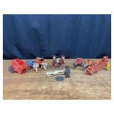 (6) Cast Wagons