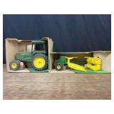 (2) 1/16 John Deere 2550 + Forage Harvester NIB Ertl