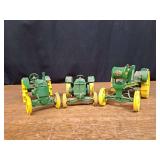 (3) 1/16 John Deere Tractors Ertl