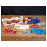 (7) Locomotive, Train Cars, Bus