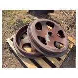 Fordson Cast Front Wheels