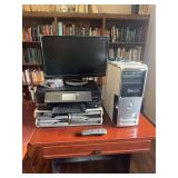 Dell XPS 410 Desktop Computer with ViewSonic Monitor and Epson Printer