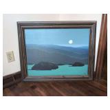 Margie Cosgray Framed Landscape Painting '73