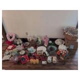 Assorted Seasonal Home Decor and Kitchenware Lot