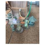 Assorted Outdoor Bird Feeders Including Droll Yankees and Pennington EcoZero