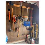 Assorted Yard and Garden Tools with Black and Decker Cordless Equipment
