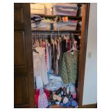Assorted Women's Apparel Lot Including Jackets Tops Dresses and Shoes