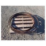(4) Steel Wagon Wheel Rings