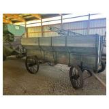 John Deere Flare Box Wagon on John Deere Steel Wheel Running Gear