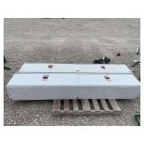 (2) Flatbed Trailer Chain Boxes