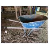 Truper Blue Steel Wheelbarrow