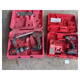 Milwaukee M18 Cordless Power Tool Combo Kit with Hard Plastic Cases