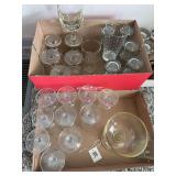 Assorted Glassware Lot Including Stemware, Tumblers, and Mugs