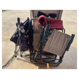 Assorted Folding Outdoor and Camping Chairs