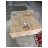 Assorted Power Tools in Wooden Storage Crate