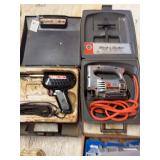 Black and Decker 7536 2-Speed Jig Saw Kit and Weller D 550 Soldering Gun in Cases