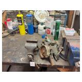 Assorted Metal Vises and Workshop Hardware
