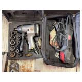 Northern Industrial Air Impact Wrench Set and Craftsman Corded Oscillating Tool Lot
