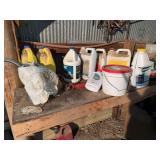 Assorted Workshop Supplies and Storage Cabinet Contents