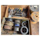 Assorted Hand Tools and Spools of Electrical Wire Lot
