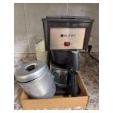 Bunn Coffee Maker with Accessories and Metal Canister