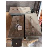 Lot of Military Ammo Cans Filled with Assorted Grip-Rite Collated Framing Nails