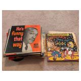 Assorted Collection of Vinyl LP Records Including Redd Foxx, Walt Disney, and Roger Miller